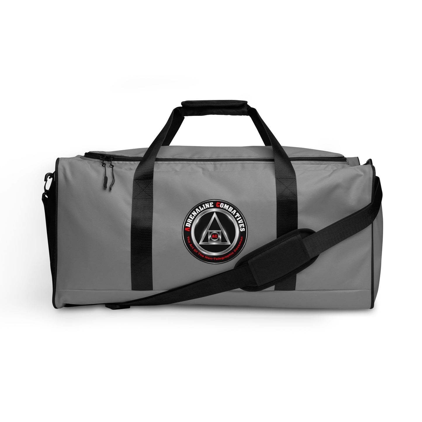 Duffle bag - Grey - Adrenaline Combatives - Logo