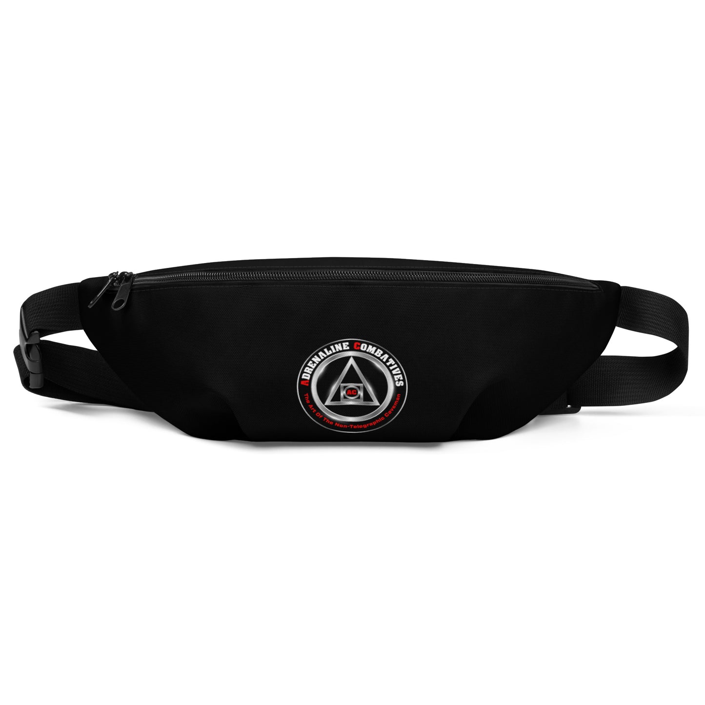 Fanny Pack - Black - Adrenaline Combatives - Logo