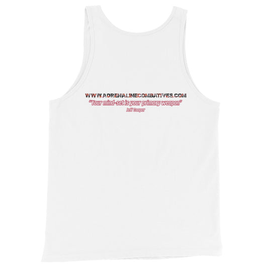 Unisex Tank Top - Adrenaline Combatives - Quote: “Your mind-set is your primary weapon”