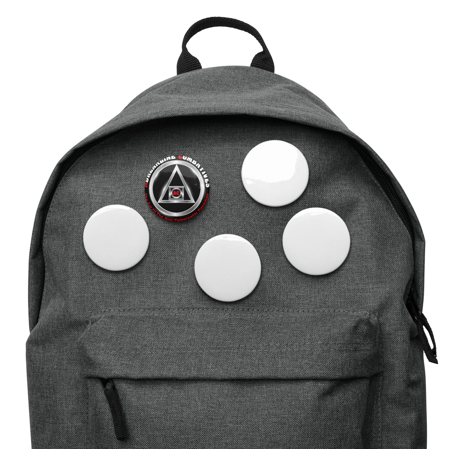 Set of pin buttons - Adrenaline Combatives - Logo