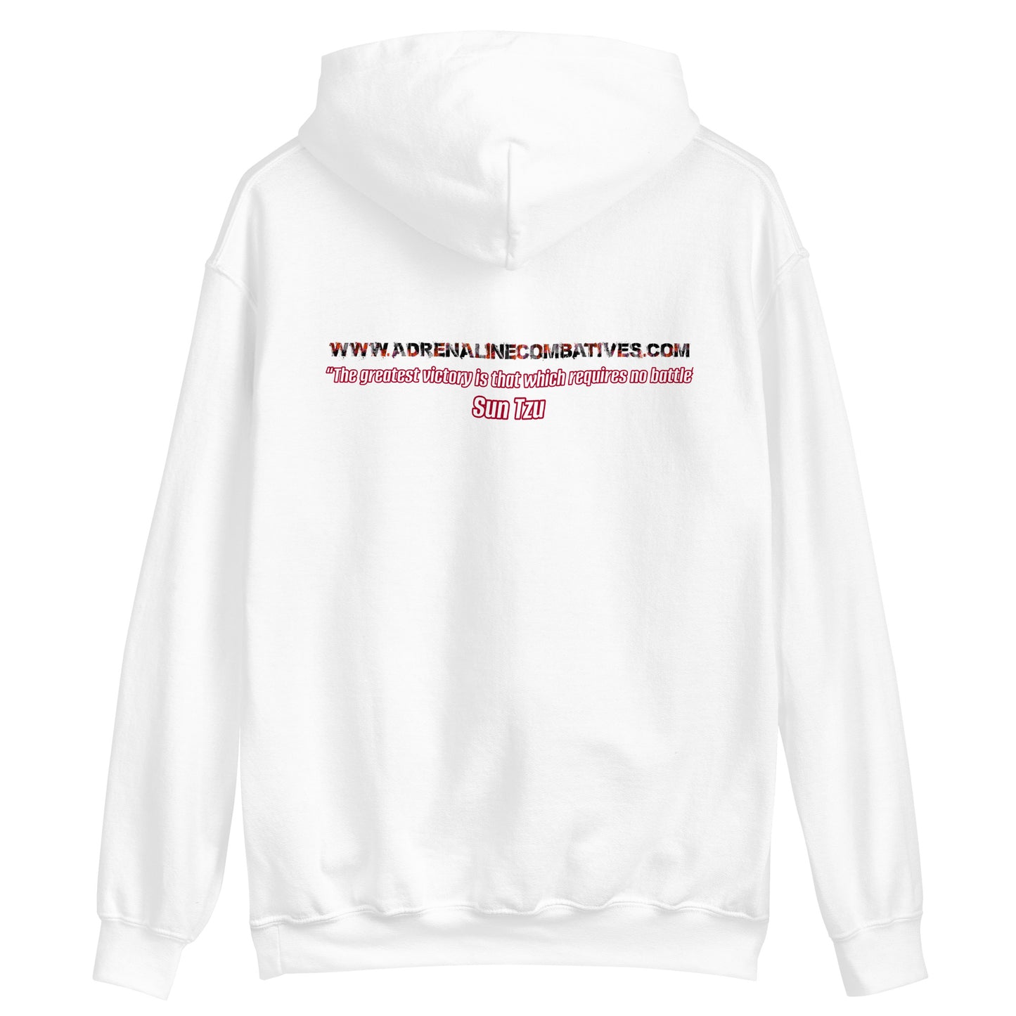 Unisex Hoodie - Adrenaline Combatives - Sun Tzu Quote: “The greatest victory is that which requires no battle”