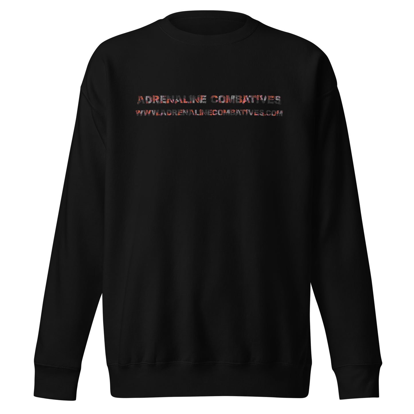 Unisex Premium Sweatshirt - Adrenaline Combatives - Logo at the back
