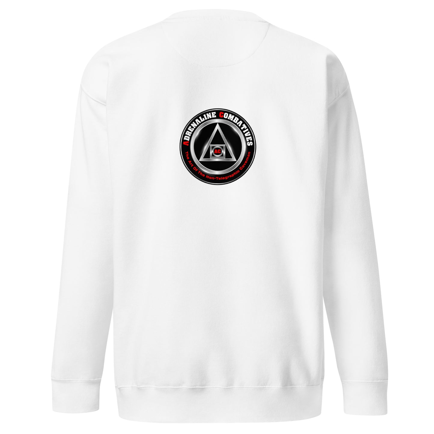 Unisex Premium Sweatshirt - Adrenaline Combatives - Logo at the back