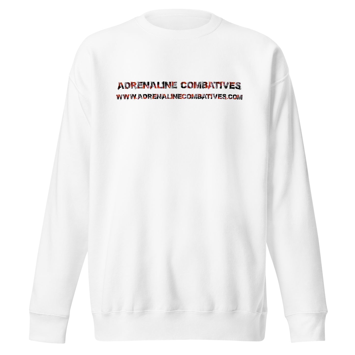 Unisex Premium Sweatshirt - Adrenaline Combatives - Logo at the back