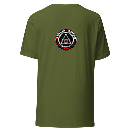 Unisex t-shirt - Adrenaline Combatives - Logo at the back