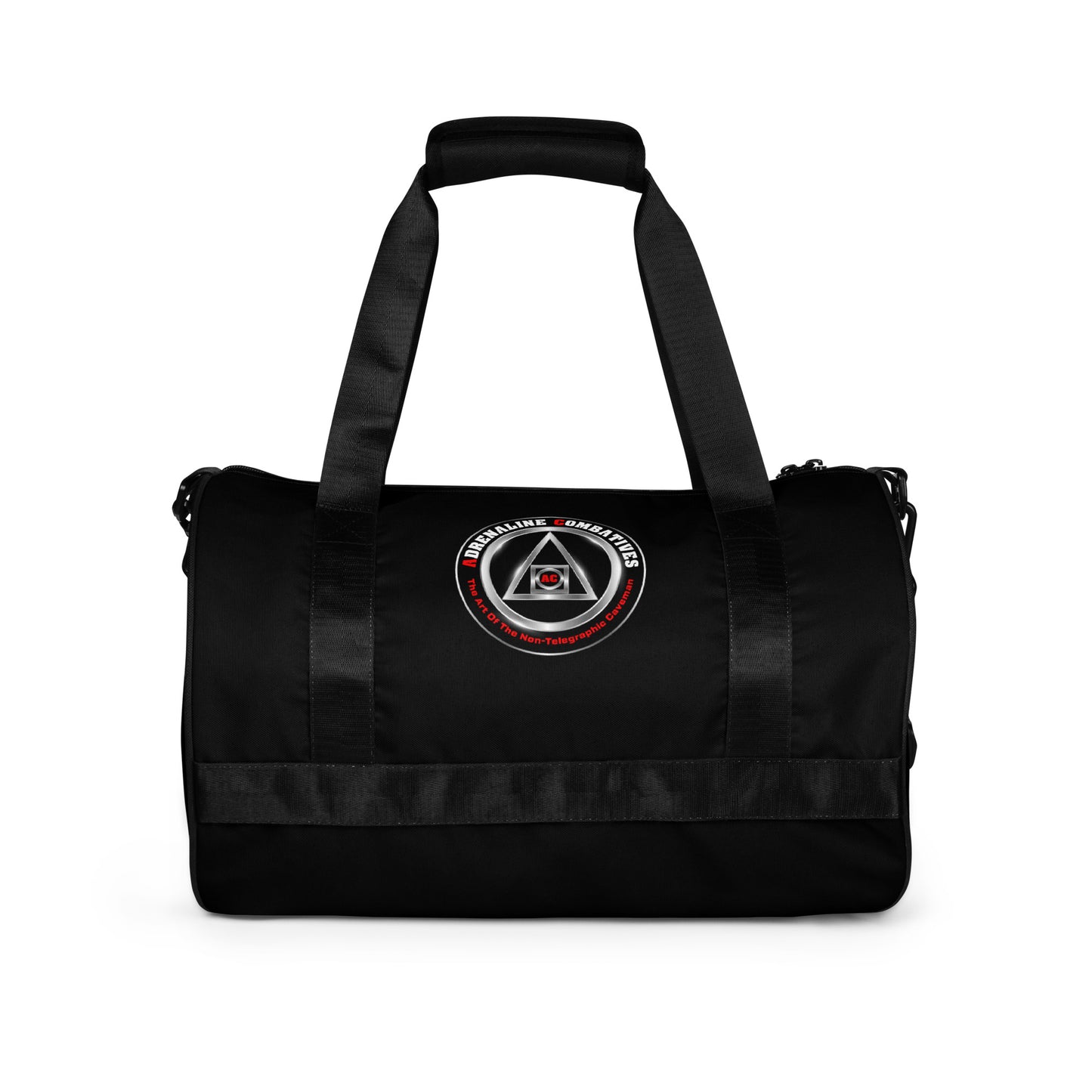 All-over print gym bag - Black - Adrenaline Combatives - Logo