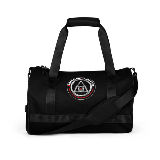 All-over print gym bag - Black - Adrenaline Combatives - Logo