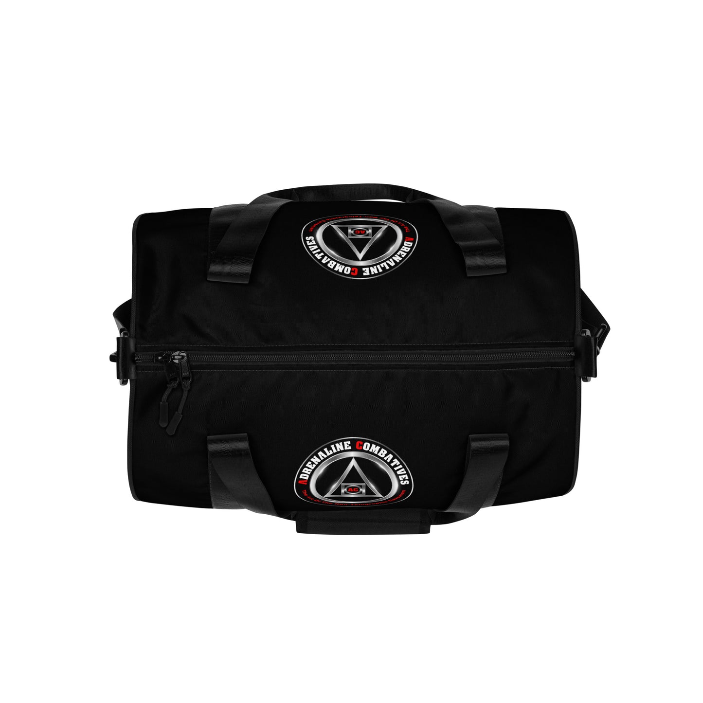 All-over print gym bag - Black - Adrenaline Combatives - Logo