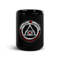 Black Glossy Mug - Adrenaline Combatives - Logo