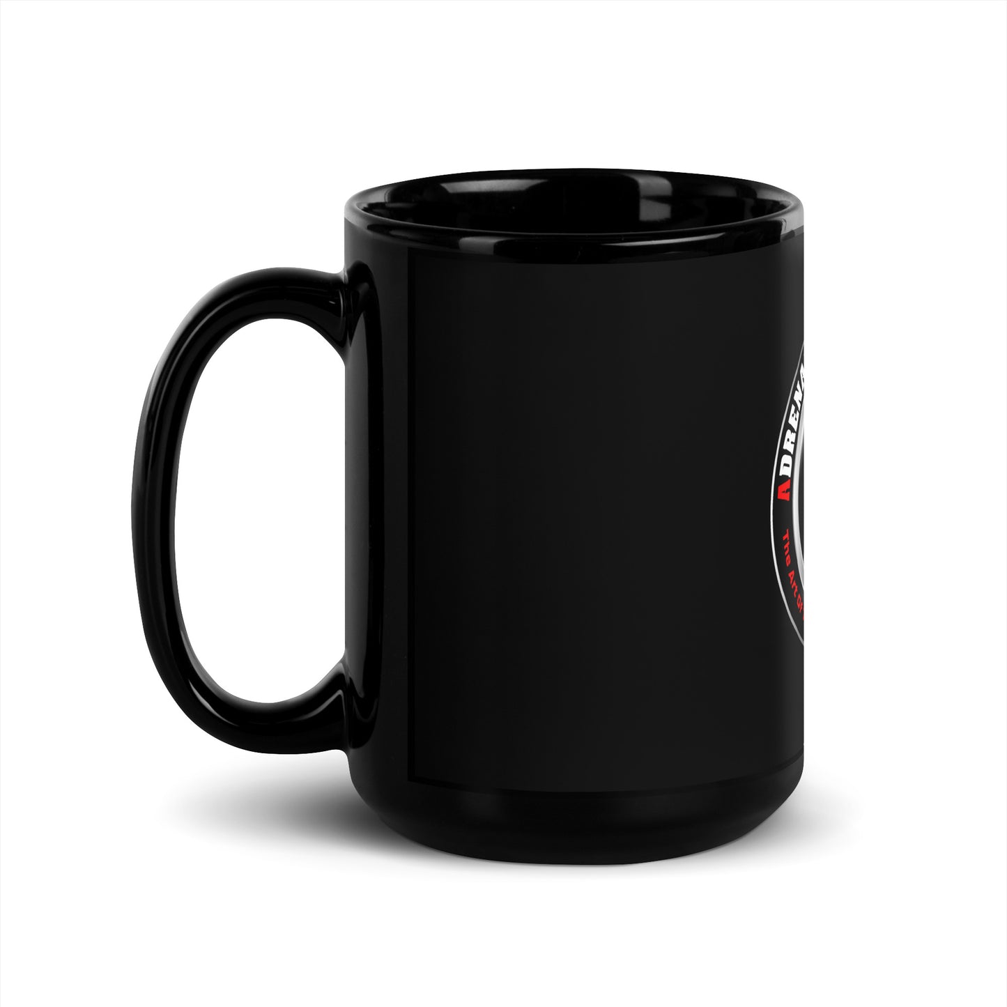 Black Glossy Mug - Adrenaline Combatives - Logo