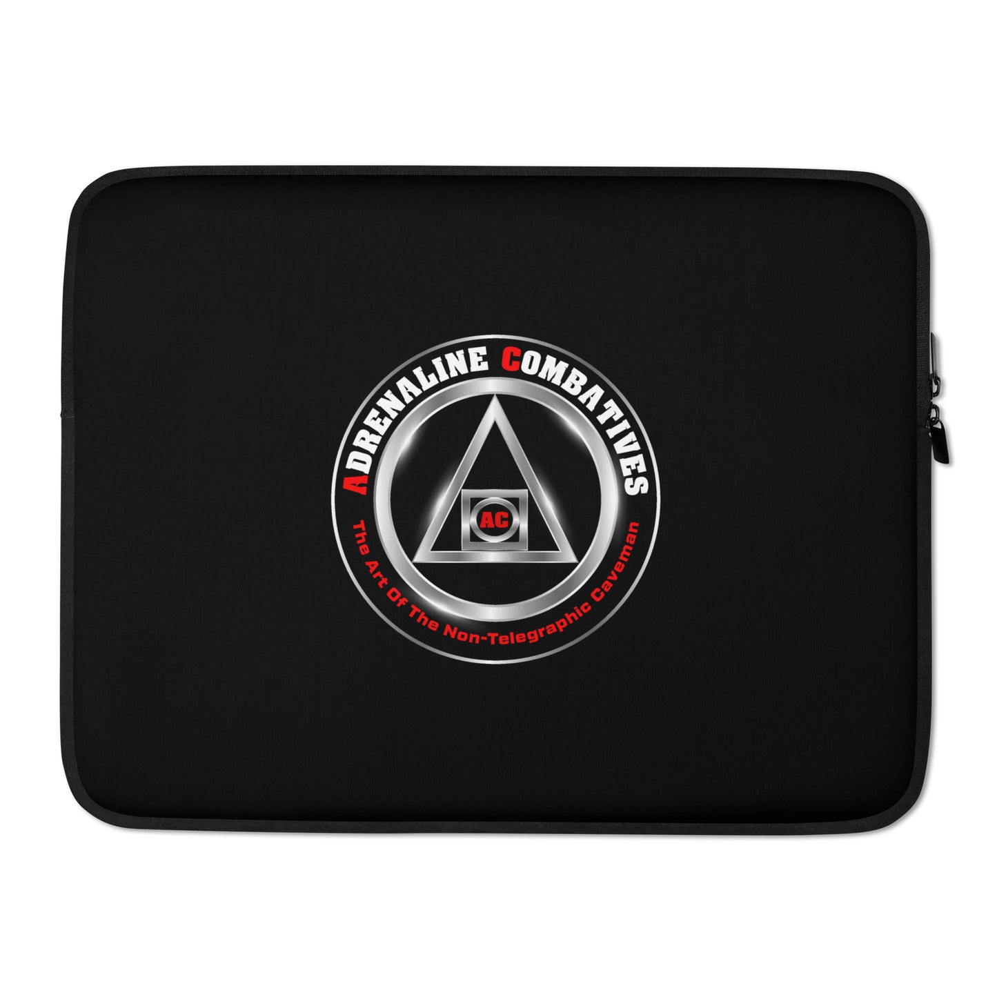 Laptop Sleeve - Black - Adrenaline Combatives - Logo