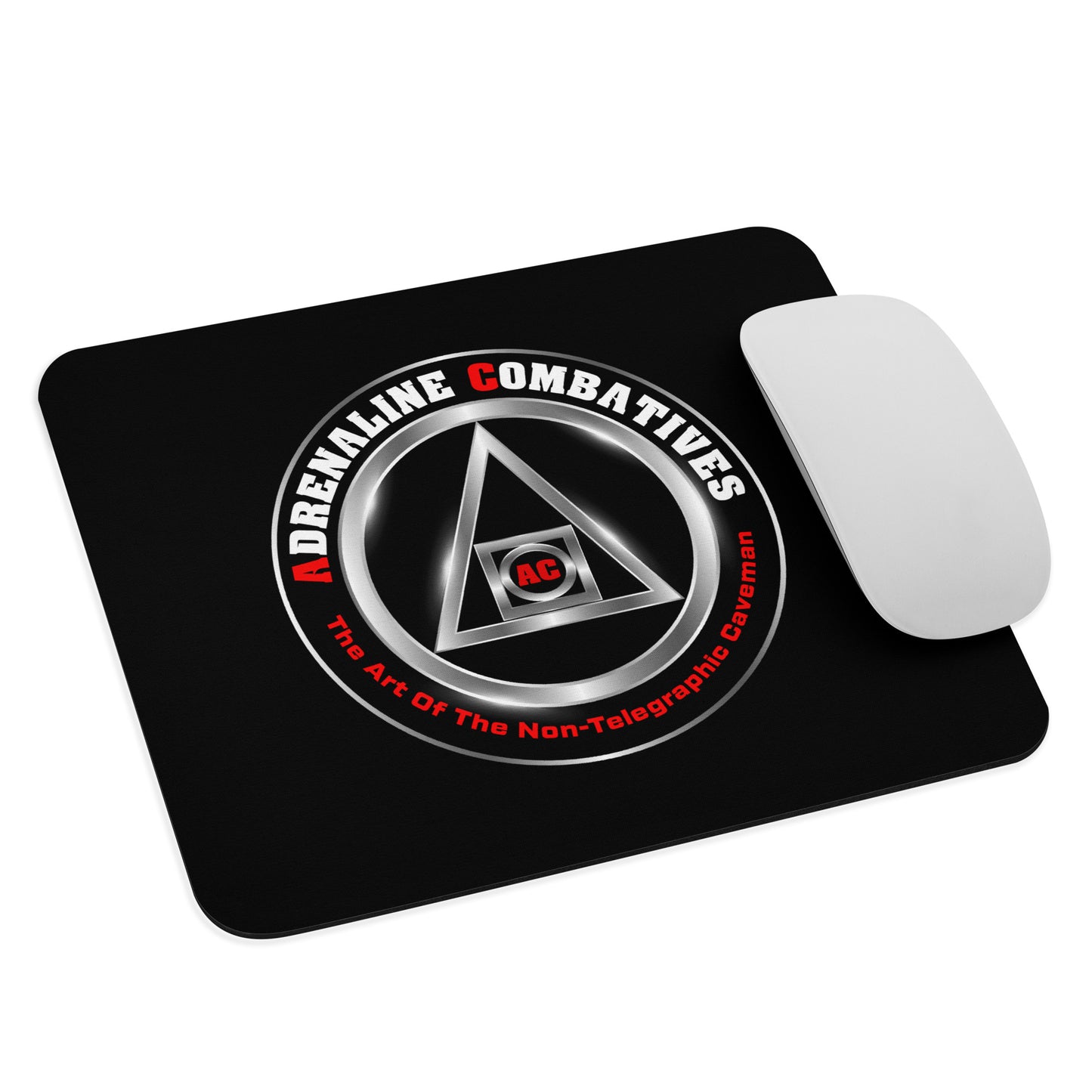 Mouse pad - Black - Adrenaline Combatives - Logo