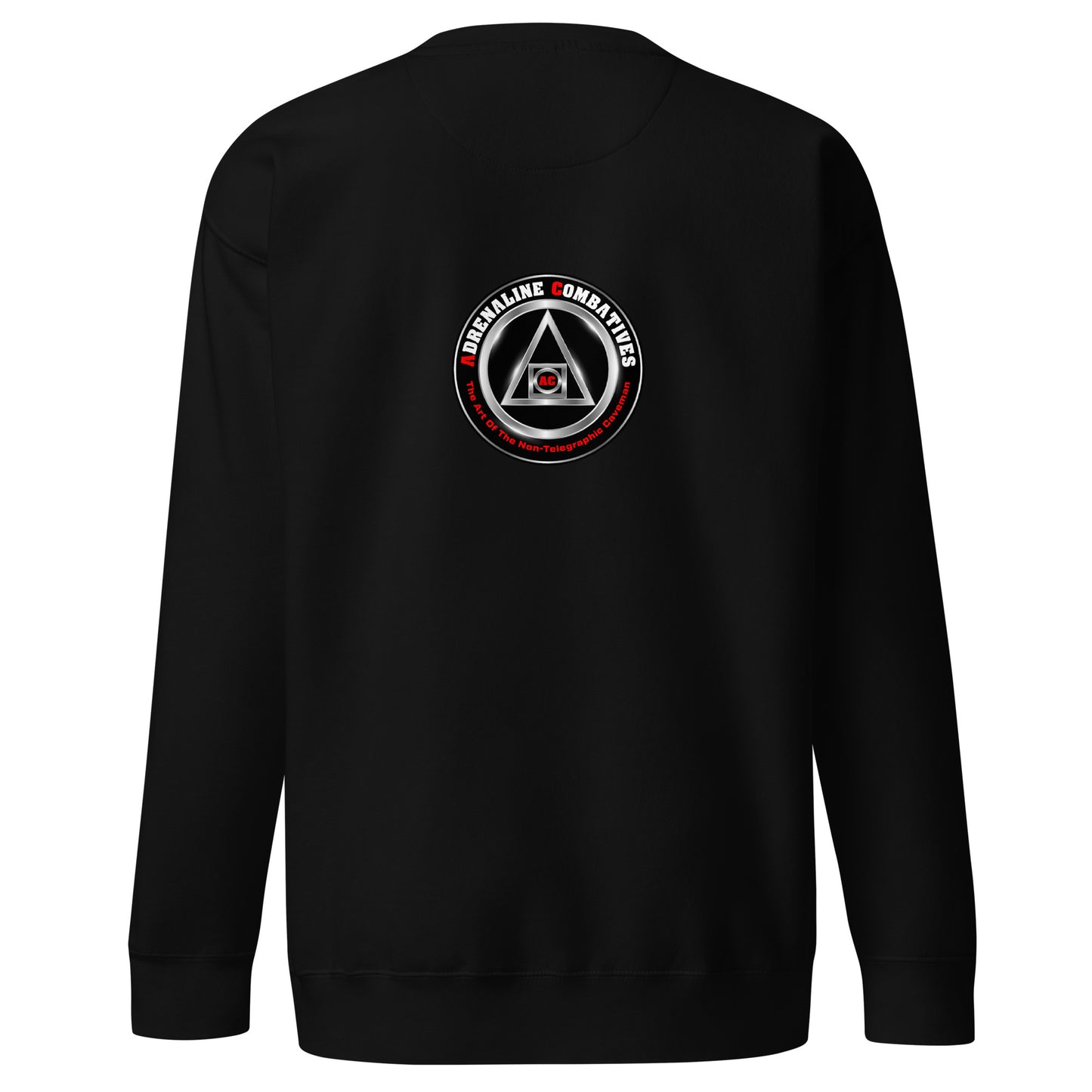 Unisex Premium Sweatshirt - Adrenaline Combatives - Logo at the back
